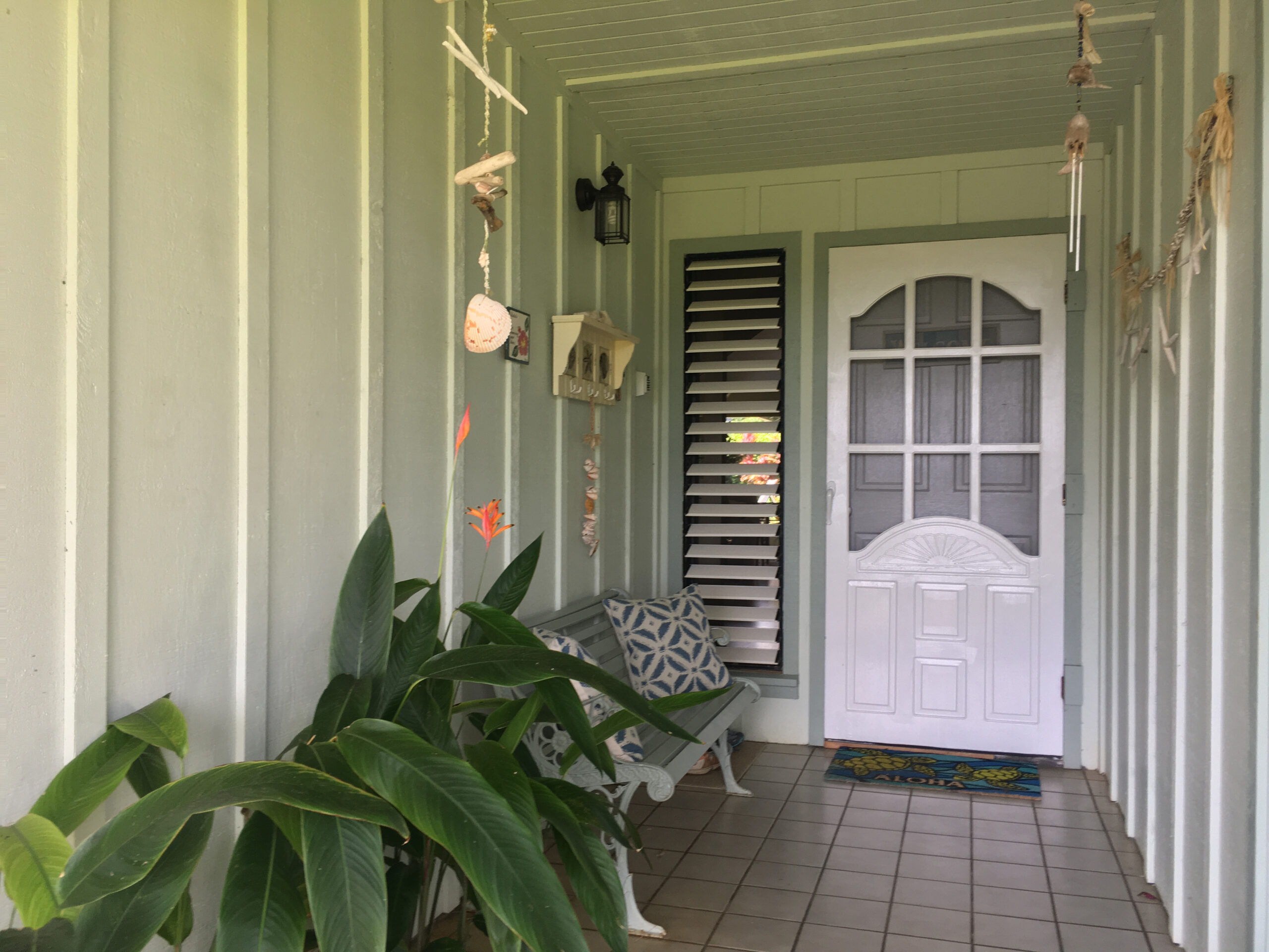 Front entry of Kauai Vacation Rental Home